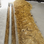 Réseau - Tranchée dans dallage béton
